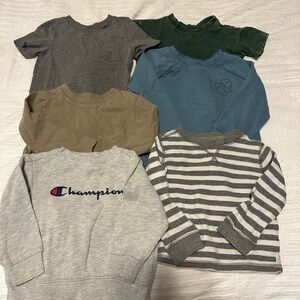 Toddler Tshirt/sweatshirt bundle. Sizes 18-24m